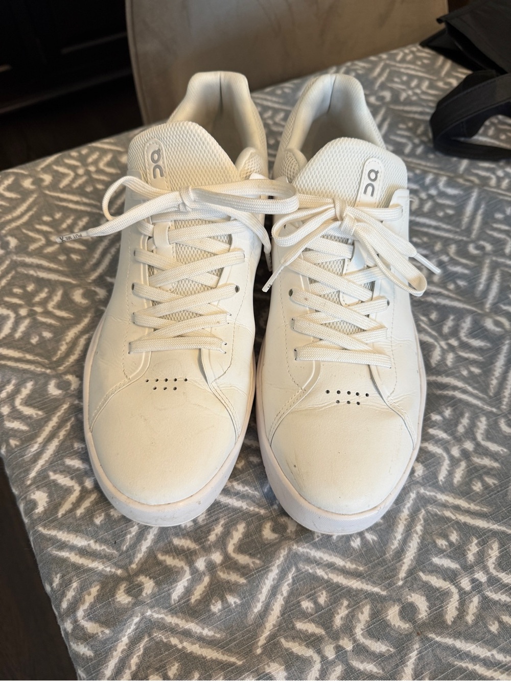 On Running Men's White Low-Top Lace-Up Sneakers